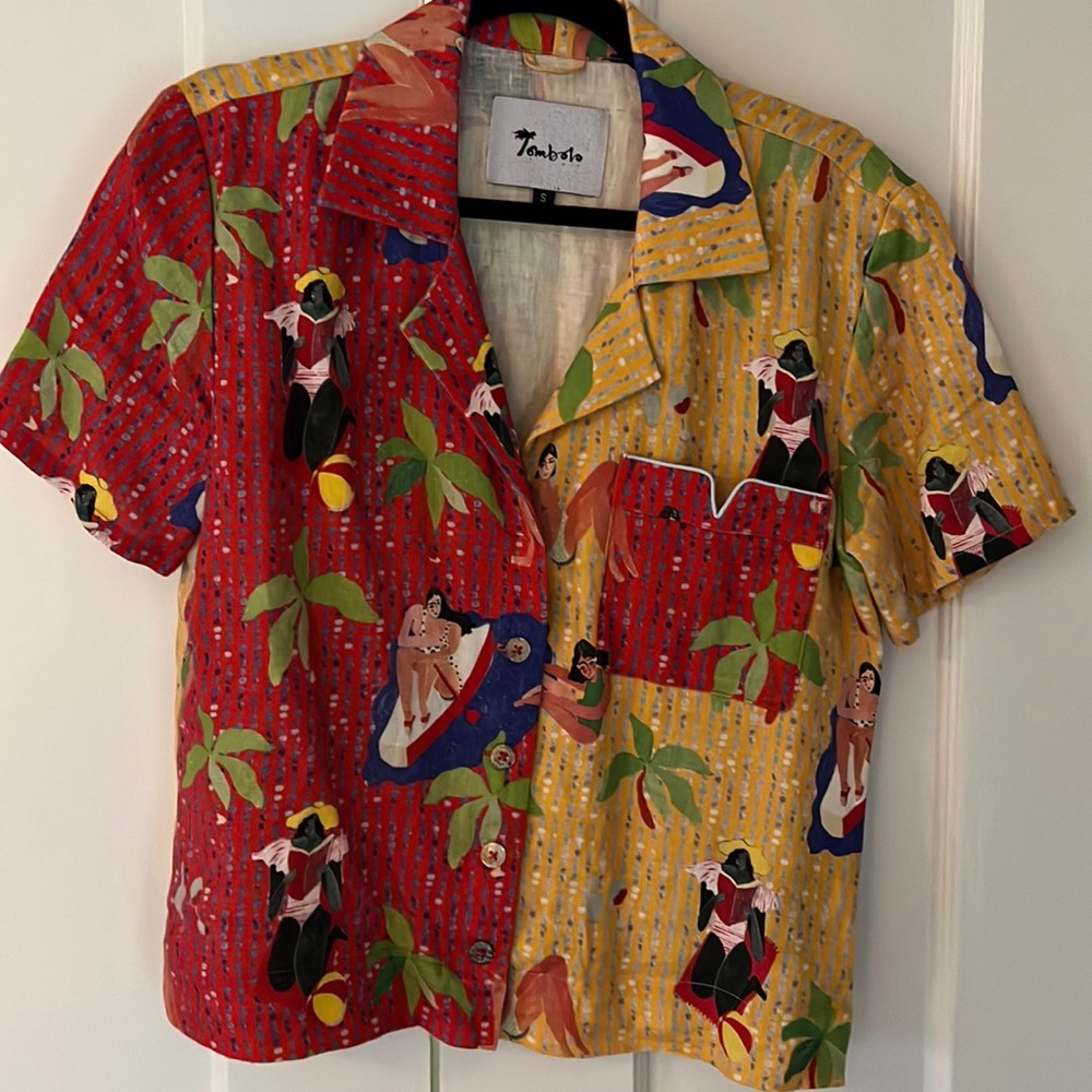 Tombolo Hawaiian Shirt and Matching Bow